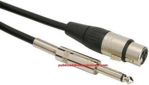 XLR to Phono/mono/P-38 wires with High quality Falcon Microphone cable (24 AWG) & MX-2974 & MX-67(Metal pin)