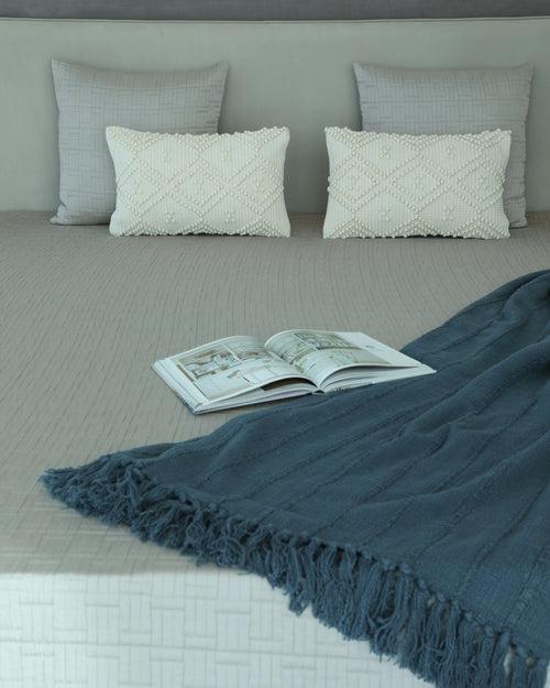 Brickster Grey Bedspread Set