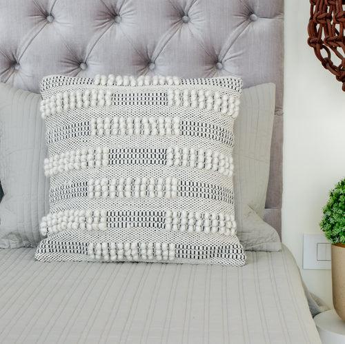 Coded Pebbled Cushion Cover