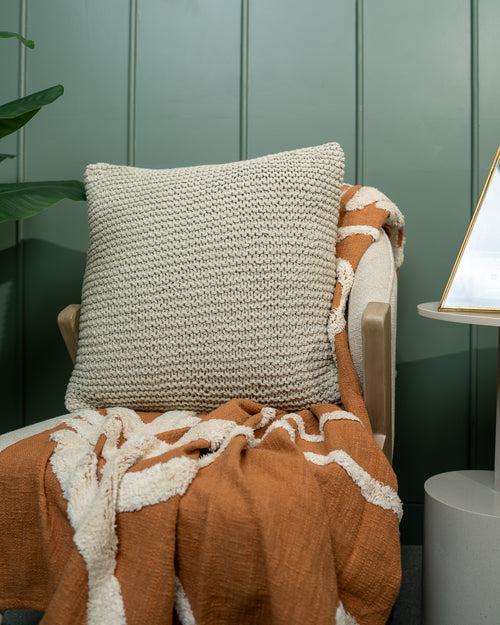 Petite knitted Cushion Cover