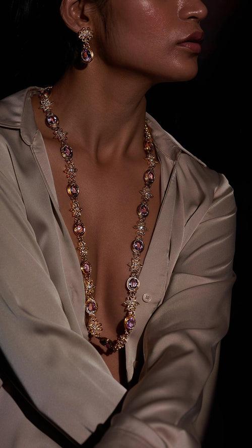 Malika Long Necklace Set