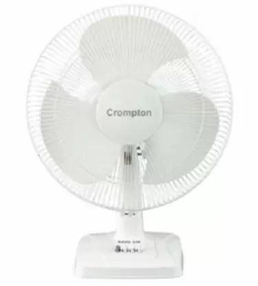 Crompton High Flo Neo 400 mm 3 Blade Table Fan  (White, Pack of 1)