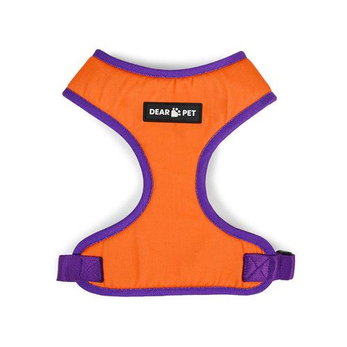 Dear Pet Double Trouble Orange & Purple Harness for Dogs