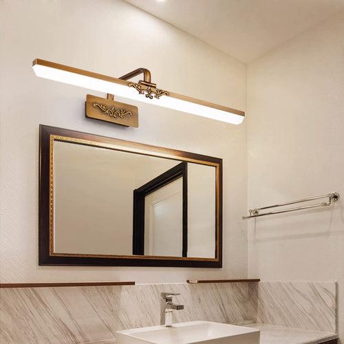 Antique Retro Led Bathroom Vanity Picture Mirror Light Wall Lamp - 3 Color in 1