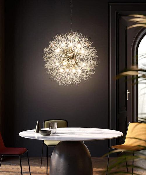 500MM Gold Ball Pendant Chandelier Ceiling Lights Hanging - Warm White