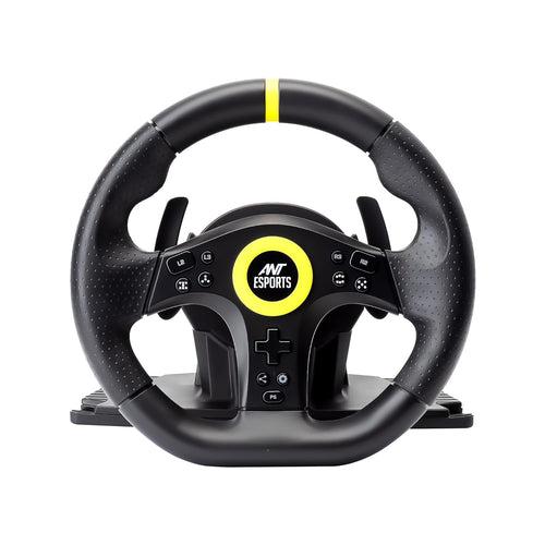 Ant Esports GW180 Corsa Gaming Racing Wheel with Pedals -Compatible with Windows PC,PS3,PS4,PS5/Xbox One, Xbox Series X|S,Nintendo Switch