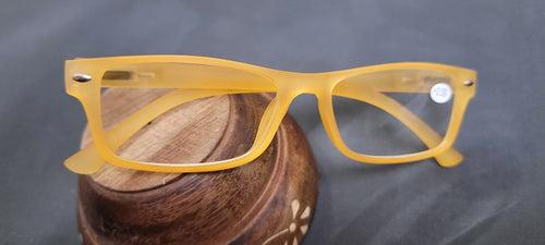 Affaires Orange Reading Glasses For Men & Women Innovative Scratch Resistant UV Blocking Lenses , vibrant colorsful Design Power Reading Eyeglasses