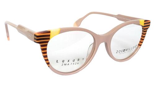 Zoe Miller Eyewear Spectacle Luxury ZMA7526 Multi CREAM/PNK
