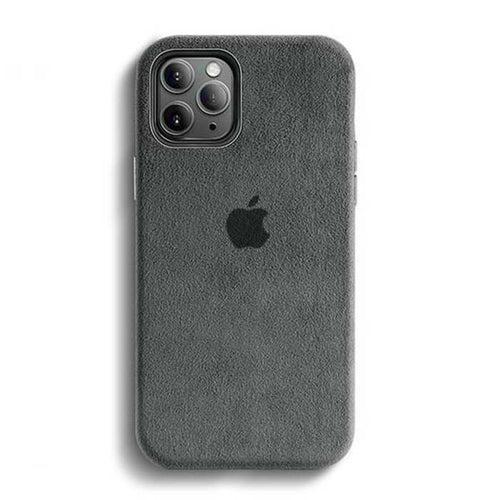 iPhone 12 & 12 Pro Alcantara Case - Charcoal Black