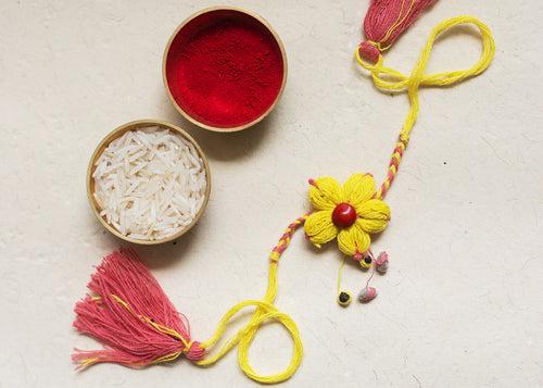 Paanch Phool - Eco-friendly Plantable Rakhi embedded with seeds