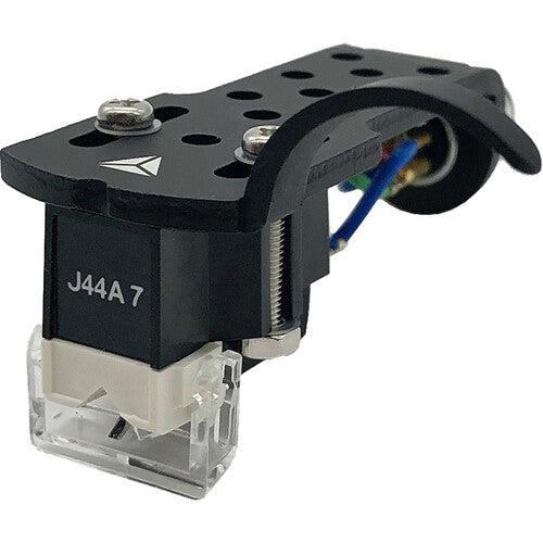 JICO OMNIA J44A 7 IMPROVED NUDE Cartridge with Headshell and Stylus (Black)