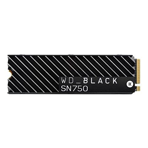 Western Digital SN750 NVMe 500GB Solid State Drive with Heatsink (Black)