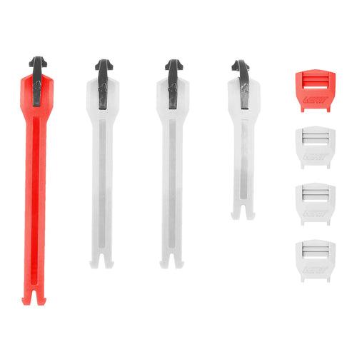 Leatt Strap Kit for 4.5 Boots Grey 3 + Red 1