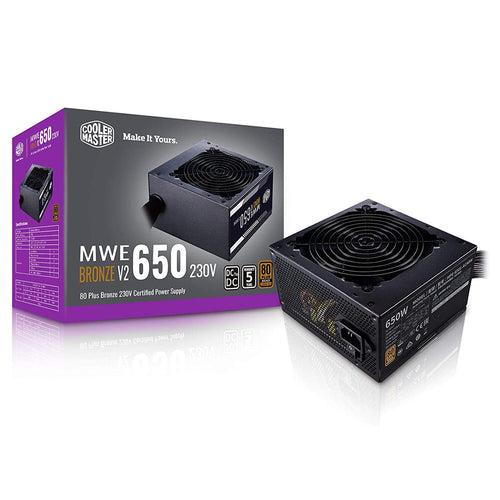 [Repacked] Cooler Master MWE 650 Bronze 80 Plus Bronze Certified Non-Modular Power Supply