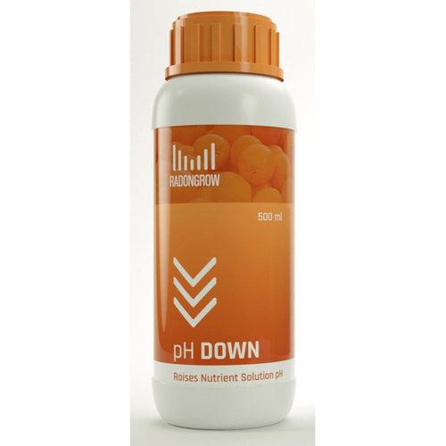 pH Down 500ml :This product lowers nutrient pH.