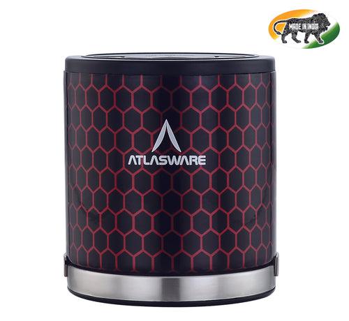Atlasware Stainless Steel Honey Comb Lunch box 475ml (1 Container)