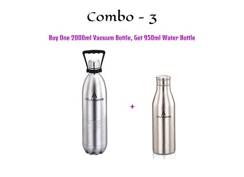 2000ml Vacuum Bottle & 900ml Water Bottle