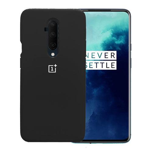 TDG Oneplus 7T Pro Back Cover Silicone Protective Case Black
