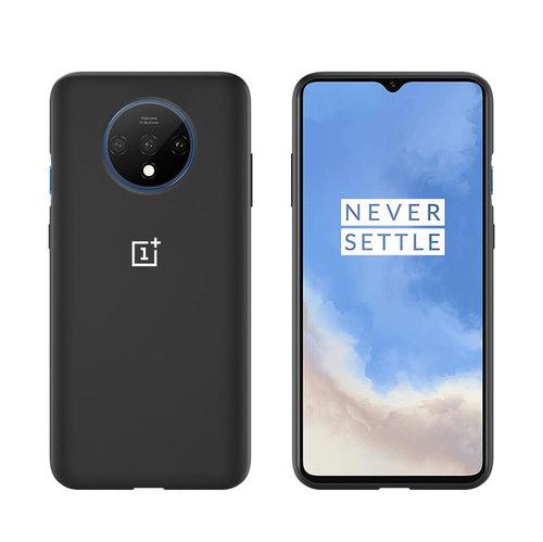 TDG Oneplus 7T Silicone Back Cover Protective Case Black